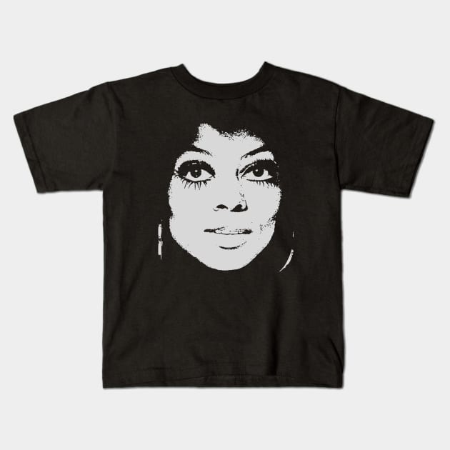 Diana Ross SURRENDER white Kids T-Shirt by regencyan